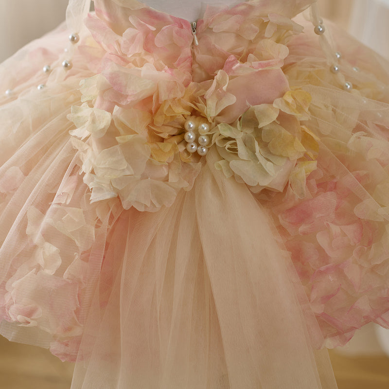 Girls Birthday Party Dress Children's Puffy Princess Dress