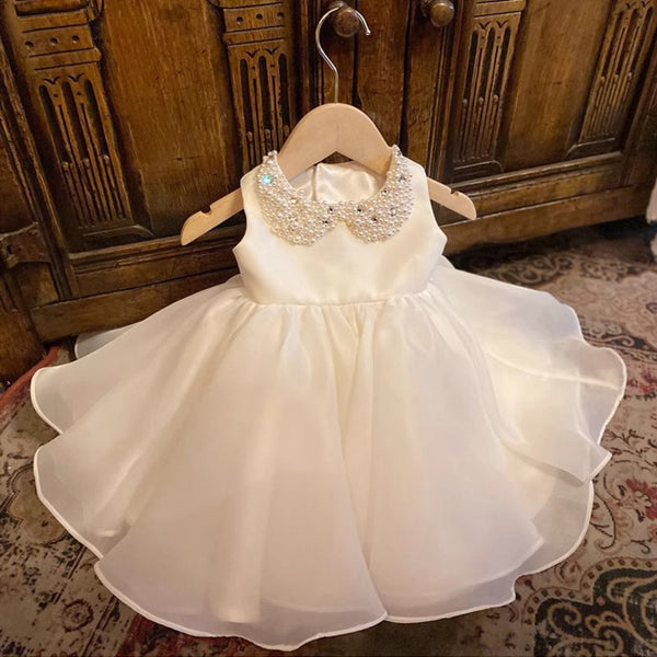 Flower Girl Puff Wedding Dress Children's Birthday Princess Dress