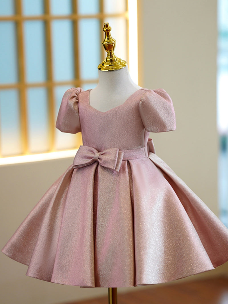 Elegant Baby Girl Puffy Performance Dress Toddler Birthday Party Princess Dress