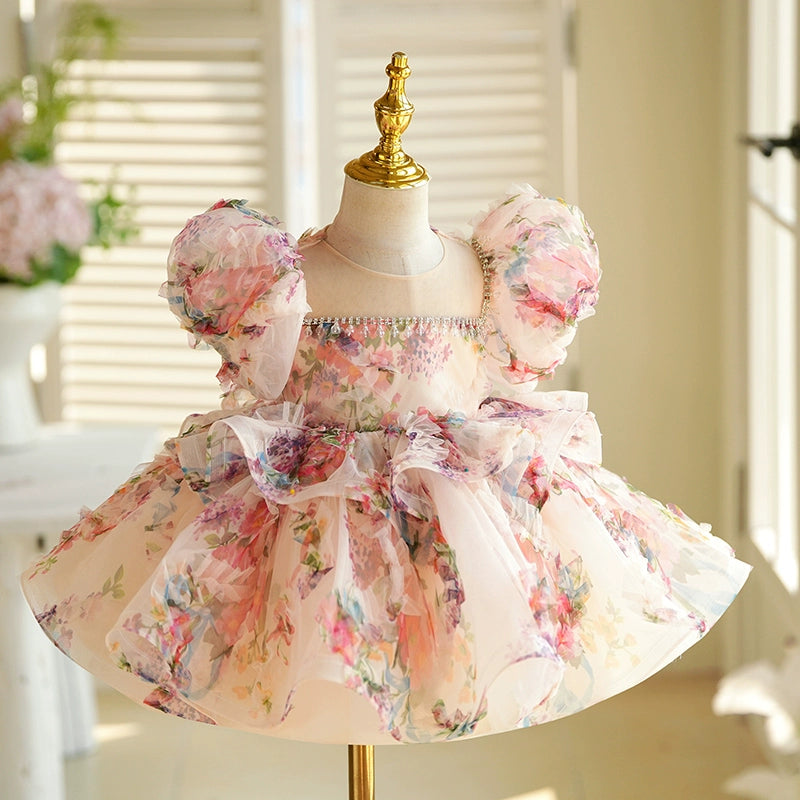 Girls Birthday Party Princess Dress Flower Girl Wedding Dress