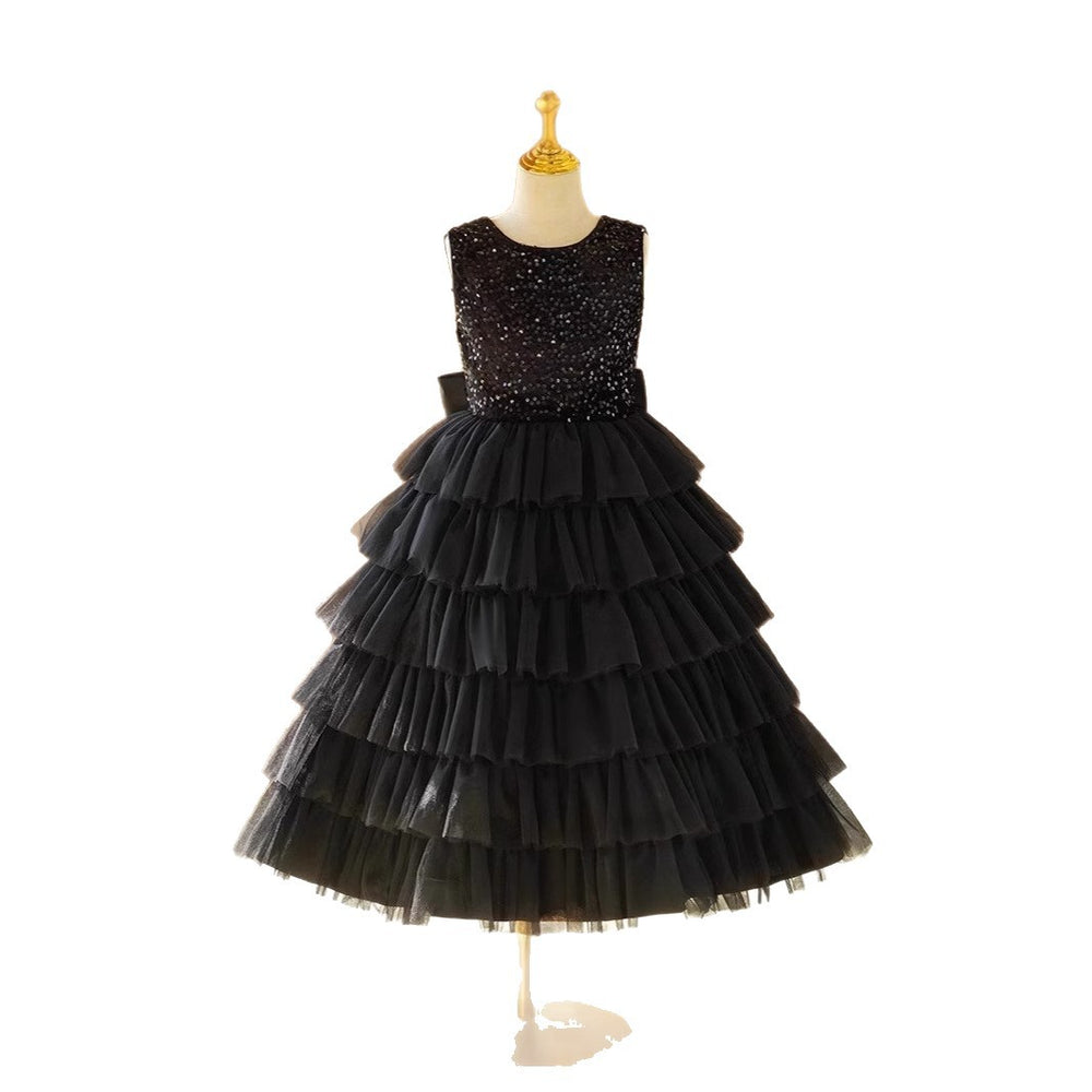 Cute Girl Black Formal Dresses Girls Pageant Dresses