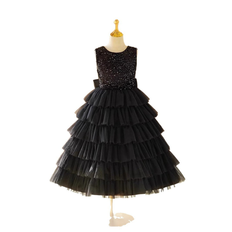 Cute Girl Black Formal Dresses Girls Pageant Dresses