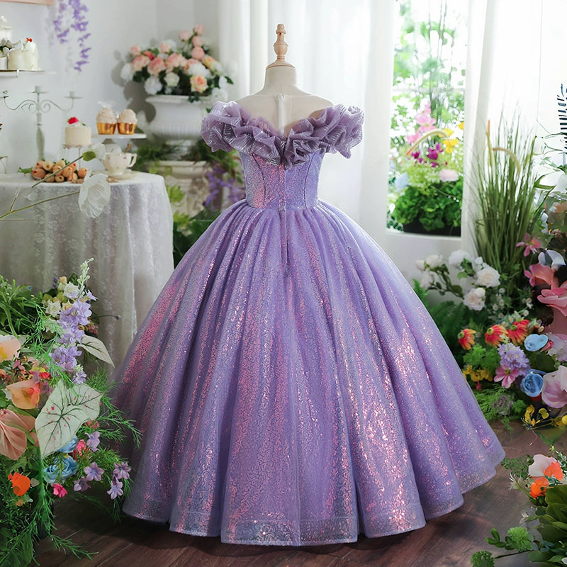 Children's Beauty Pageant Dresses Girls Birthday Princess Dresses Flower Girl Wedding Dresses