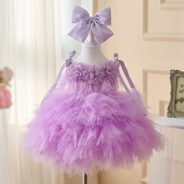 Girls Communion Princess Dress Baby Girl Birthday Dress