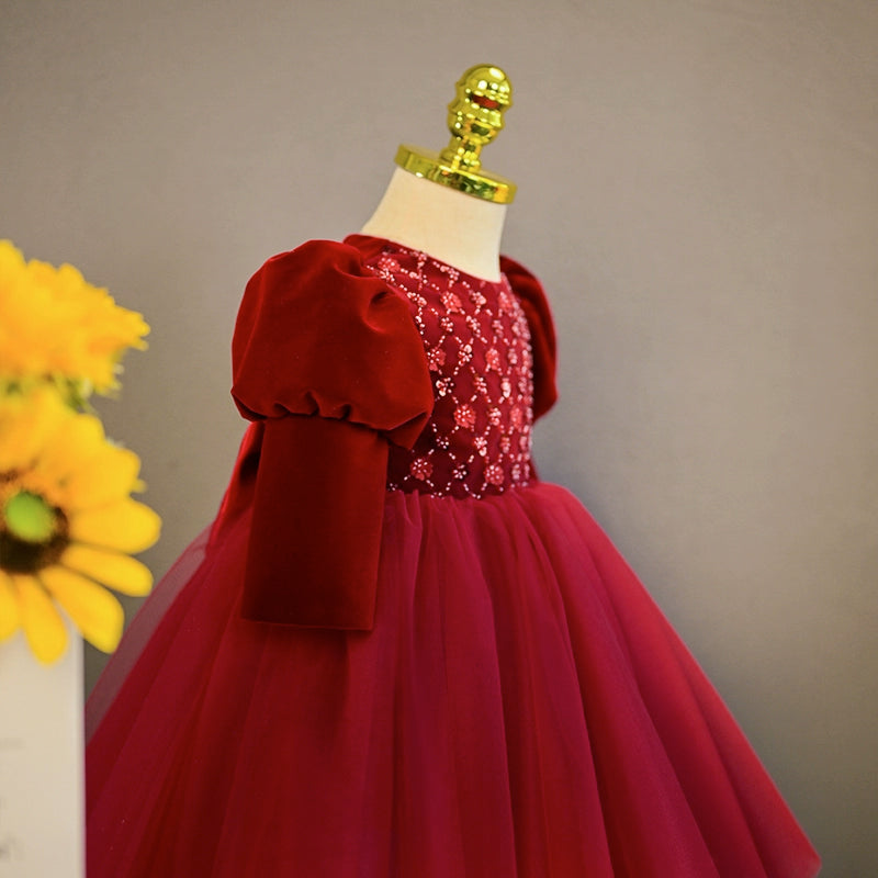 Girls Birthday Dress Baby Girl Princess Dress Flower Girl Wedding Dress