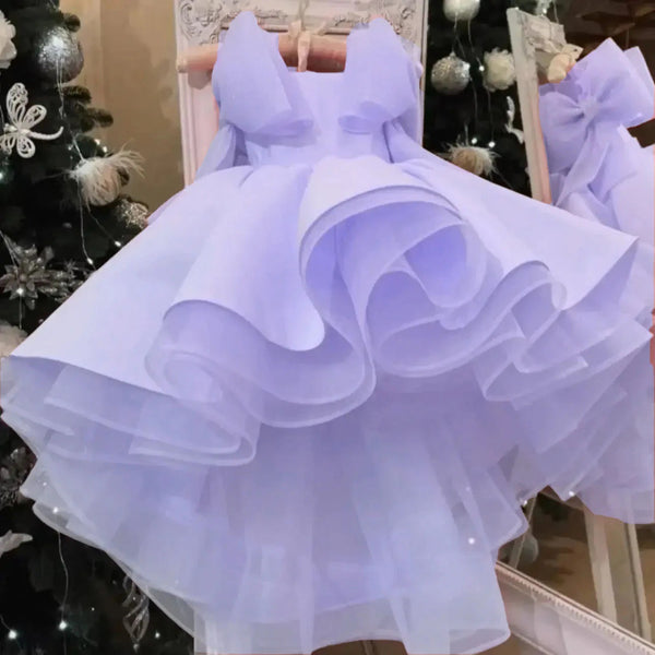 Children's Cute Birthday Dress Sleeveless Girls Party Princess Dress