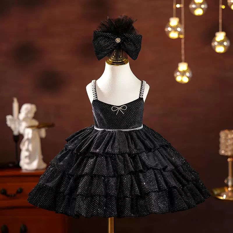 Girls Christmas Dress Girls Black Pageant Princess Dress marryshe Girls Christmas Dress Girls Black Pageant Princess Dress marryshe