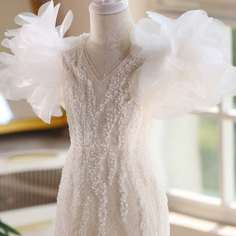 Children's Elegant Birthday Dress Girls Prom Princess Dress