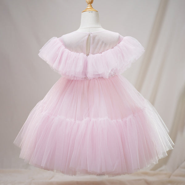 Girls Birthday Princess Dress Girls Communion Puffy Dress