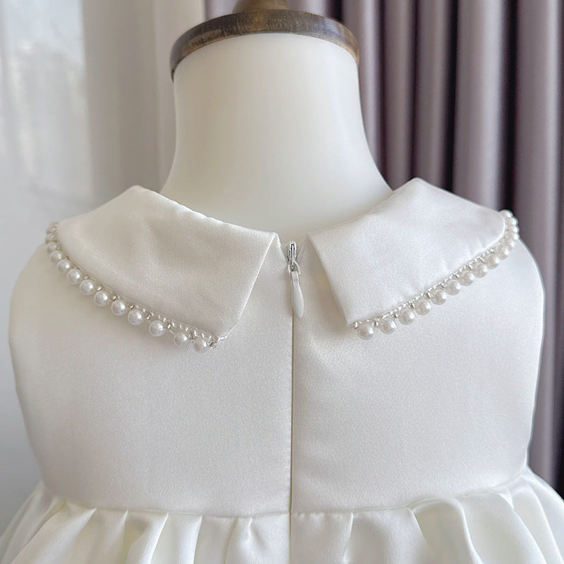 Girls Communion Dress Baby Birthday Party Princess Dress