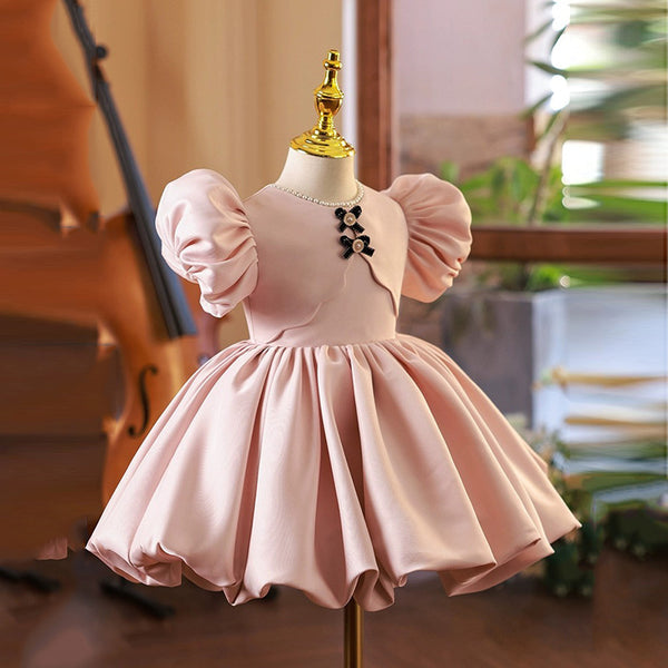 Baby Girl Puff Sleeve Birthday Princess Dress Party Dress
