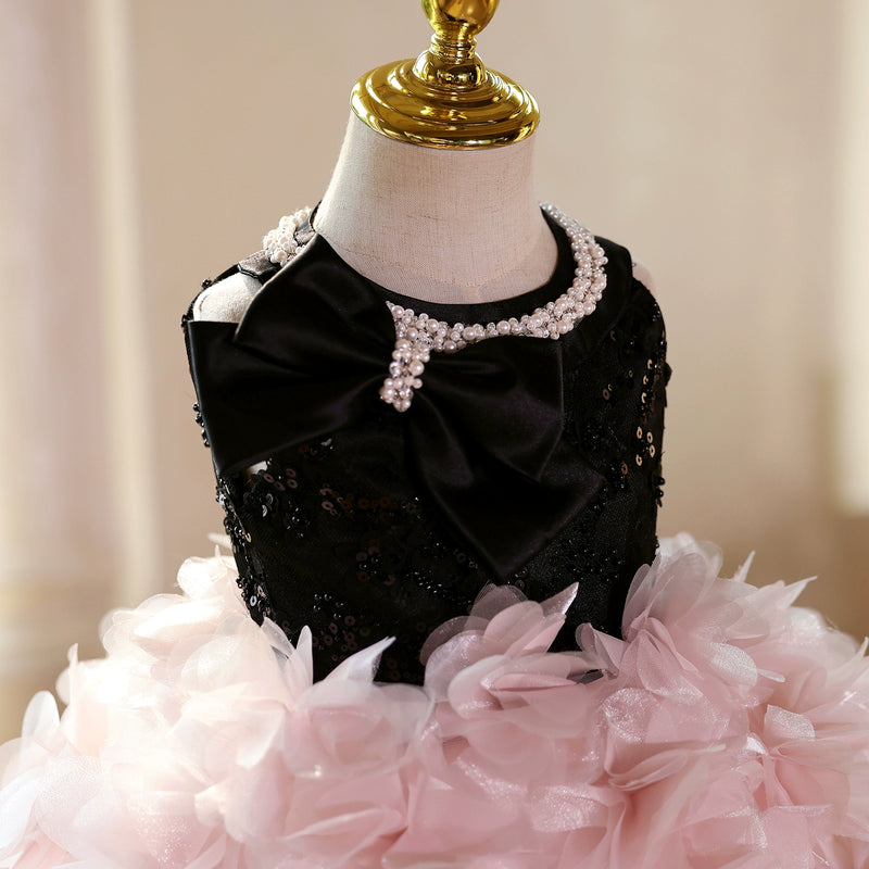 Girls Elegant Baptism Dress Girls Birthday Princess Dress