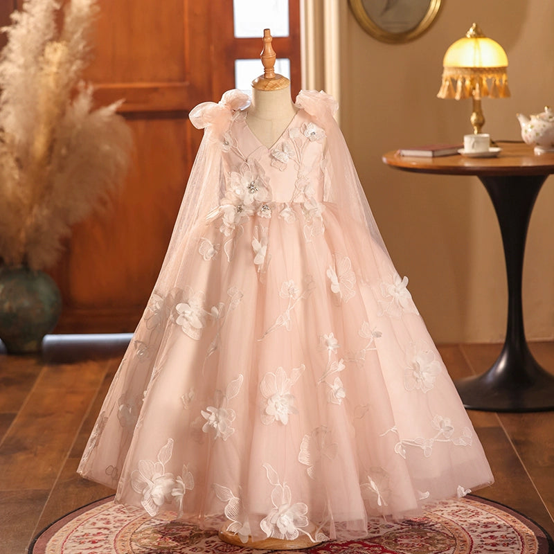 Elegant Baby Pink Birthday Party Dress Toddler Formal Dresses marryshe Elegant Baby Pink Birthday Party Dress Toddler Formal Dresses marryshe