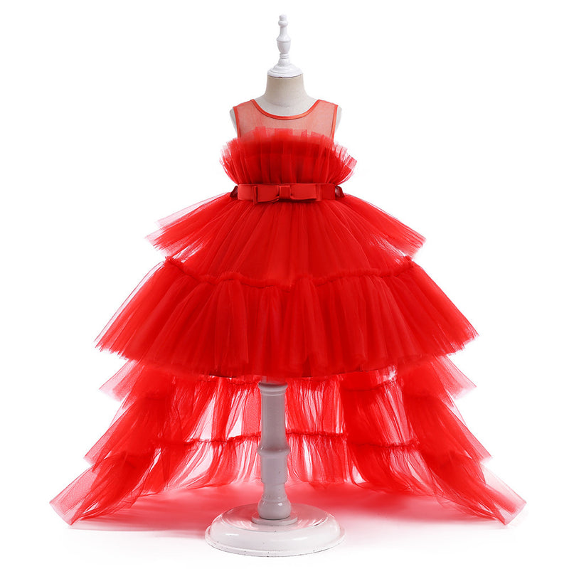 Cute Baby Girl Puffy Beauty Pageant Dress Toddler Birthday Princess Dress