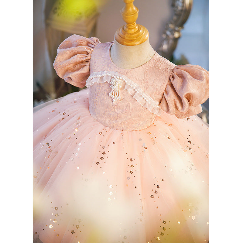 high quality baby girl party dress High-end Wedding Baby Girl Dress Birthday Party Dress