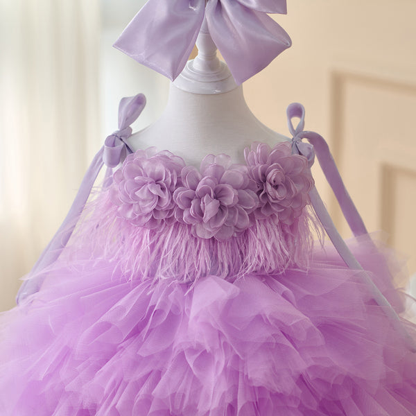 Girls Communion Princess Dress Baby Girl Birthday Dress