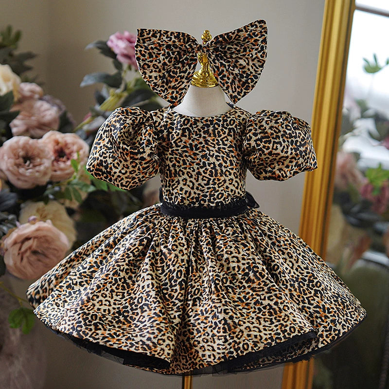 Girls Prom Princess Dress Girls Birthday Black Tulle Dress