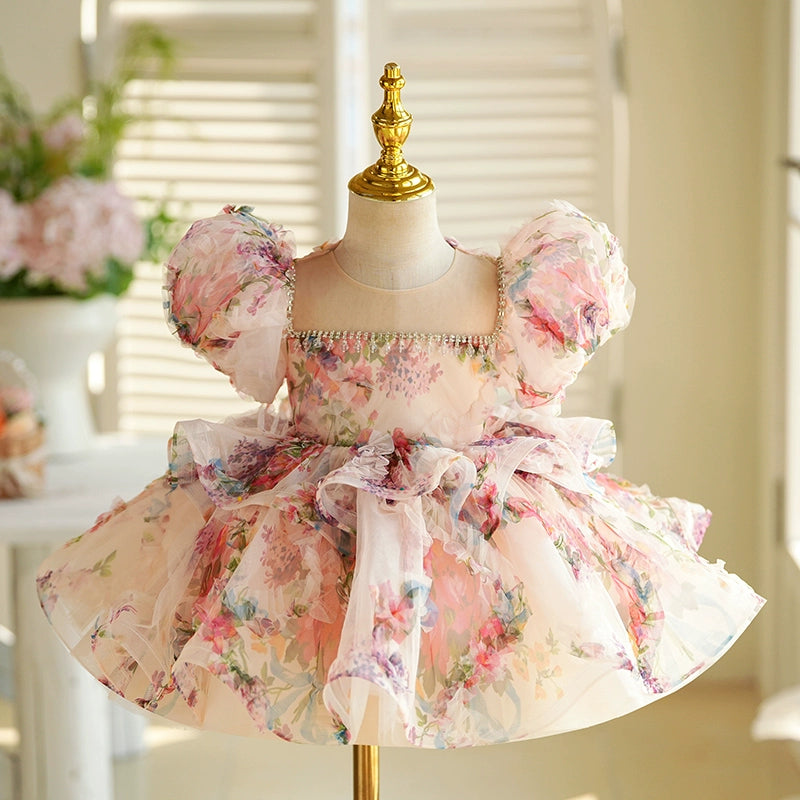Girls Birthday Party Princess Dress Flower Girl Wedding Dress