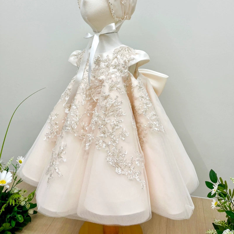 cute dresses for first communion Celestial Lace First Communion Dress