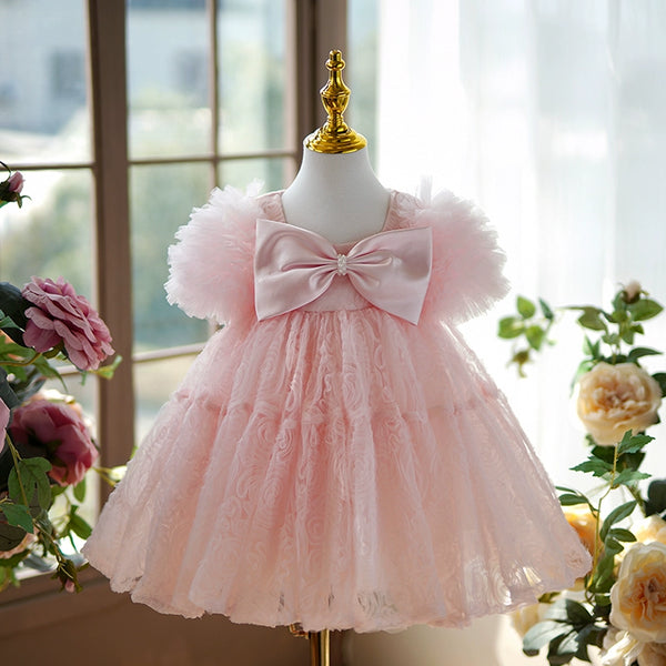 Luxurious Baby Girl Beauty Pageant Dress Toddler Birthday Prom Princess Dress