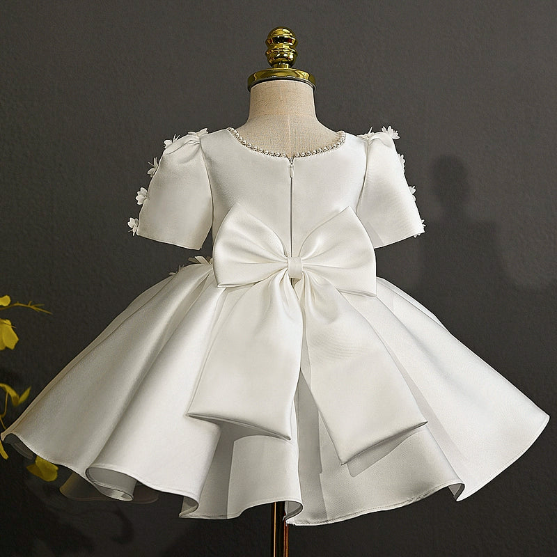 Children's Birthday Dress Girls Satin Princess Dress Girls Communion Dress