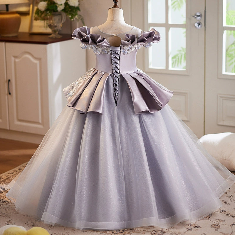 Girls Birthday Party Dress Children Wedding Princess Dress