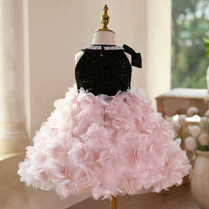 Girls Elegant Baptism Dress Girls Birthday Princess Dress