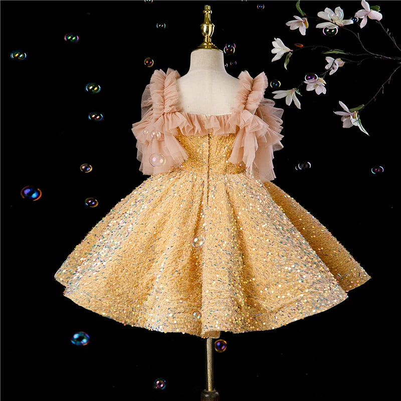 Girl Sequin Dresses Girl Party Dresses Girl Birthday Dresses