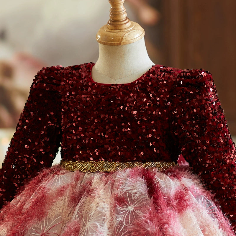 Girls Birthday Party Dress Winter Children Christmas New Year Dress marryshe Girls Birthday Party Dress Winter Children Christmas New Year Dress marryshe