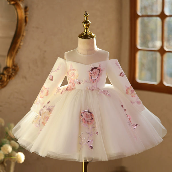 Girls' Birthday Dresses Flower Girl Wedding Dresses Children's Party Princess Dresses