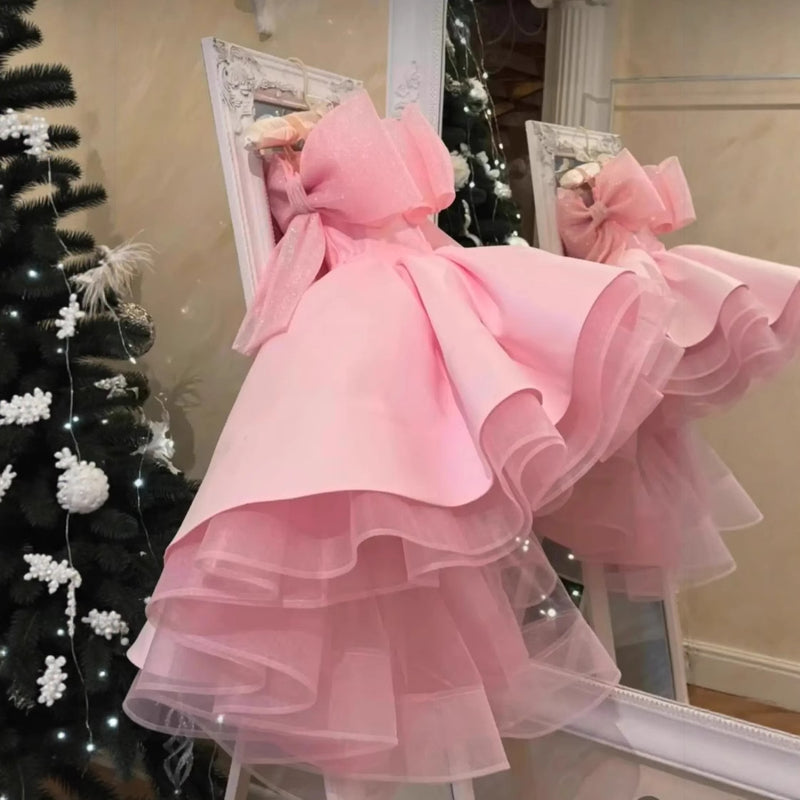 Children's Cute Birthday Dress Sleeveless Girls Party Princess Dress
