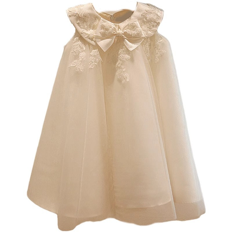 Lovely Baby Girl Baptism Dress Toddler First Birthday Party Princess Dress