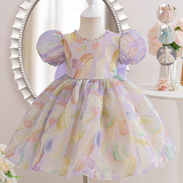 Baby Girl Birthday Dress Children's Party Princess Dress