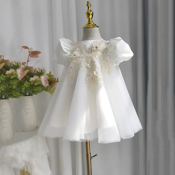 Elegant Baby Pageant Dresses Toddler Birthday Costume Princess Dress