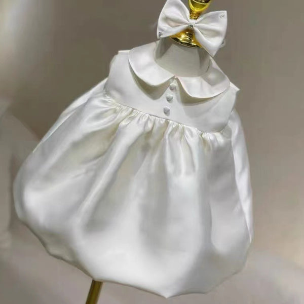 Cute Baby Girls Christening Dress Toddler Birthday Party Princess Dress