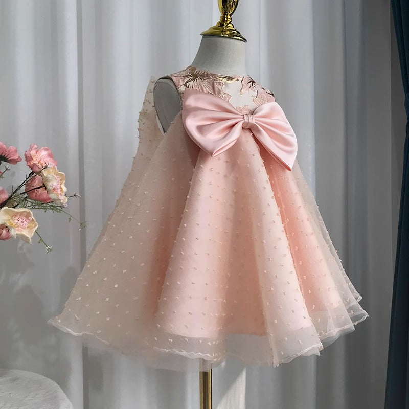 Cute Baby Girl First Communion Dress Toddler Birthday Party Princess Dress