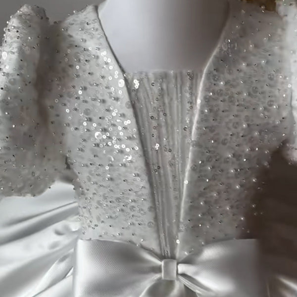 Girls Communion Dress Flower Girl Princess Dress Girls Birthday Dress