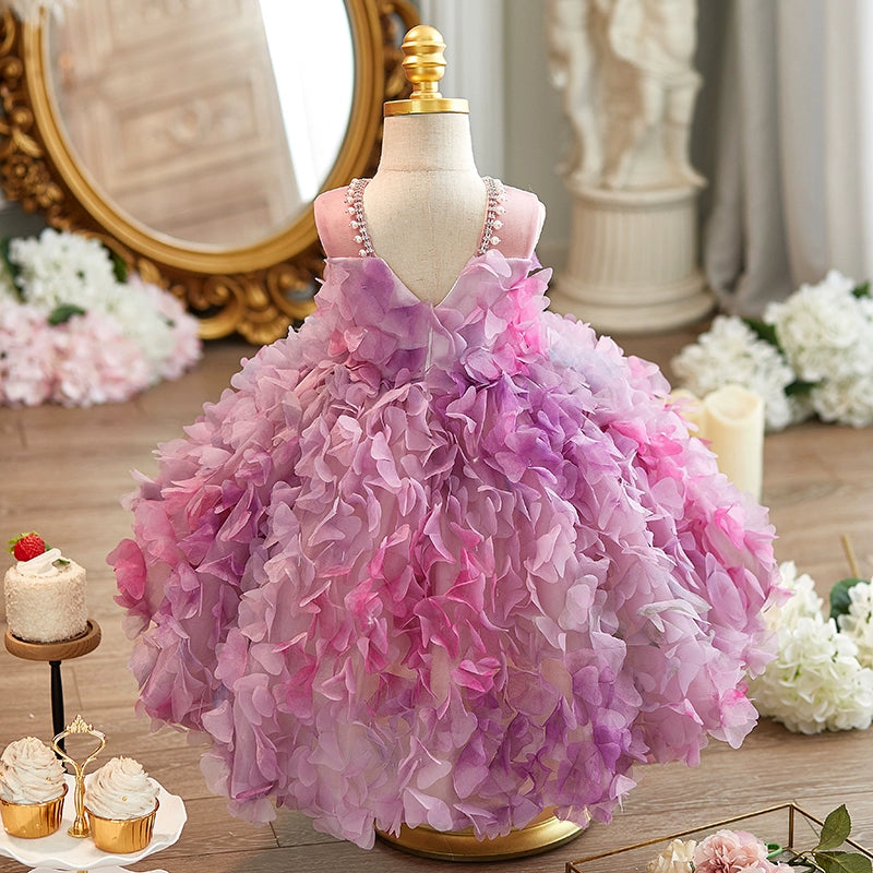 Cute Baby Girl Birthday Dress Girl Party Princess Dress Flower Girl Wedding Dress