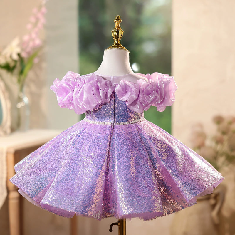 Girls Sequin Dress Children's Birthday Dress Girls Party Dress