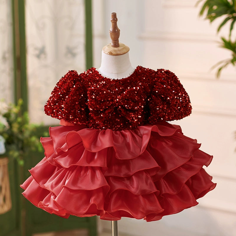 Luxurious Baby Girl Festival Party Dress Girl Fluffy Christmas Prince marryshe Luxurious Baby Girl Festival Party Dress Girl Fluffy Christmas Prince marryshe