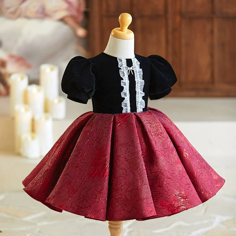 Baby Birthday Dress Flower Girl Puffy Princess Dress Girl Christmas Dress