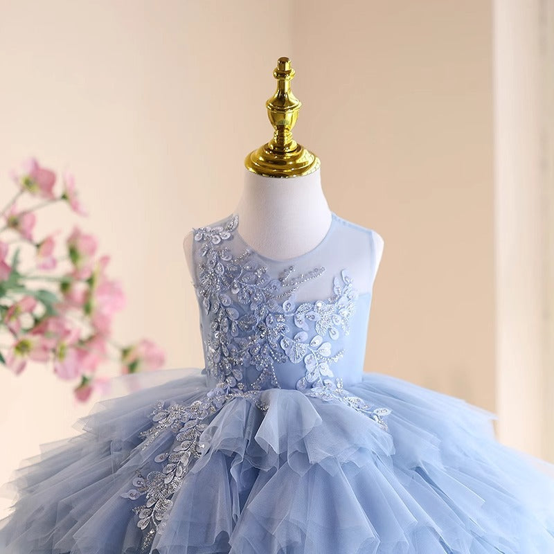 Girls Birthday Dress Cute Flower Girl Dress Girls Party Princess Dress