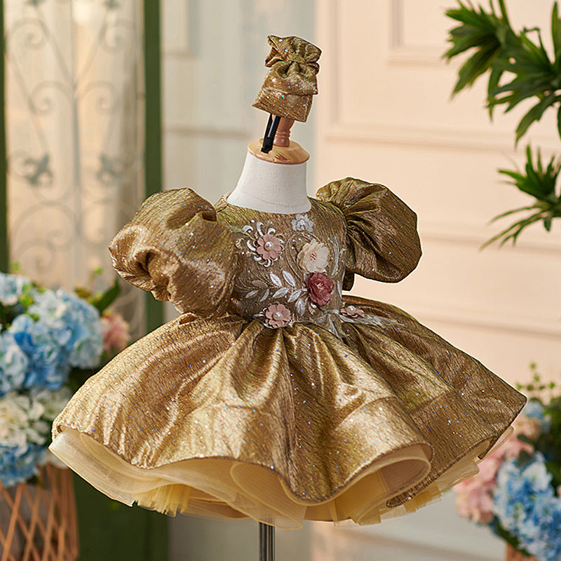 Cute Baby Girl Sequins Embroidery Dress Toddler Beauty Pageant Birthd marryshe Cute Baby Girl Sequins Embroidery Dress Toddler Beauty Pageant Birthd marryshe