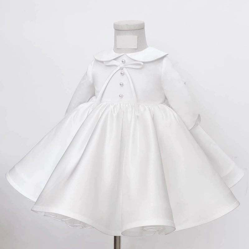 Children's Birthday Long Sleeve Dress Flower Girl Wedding Princess Dress
