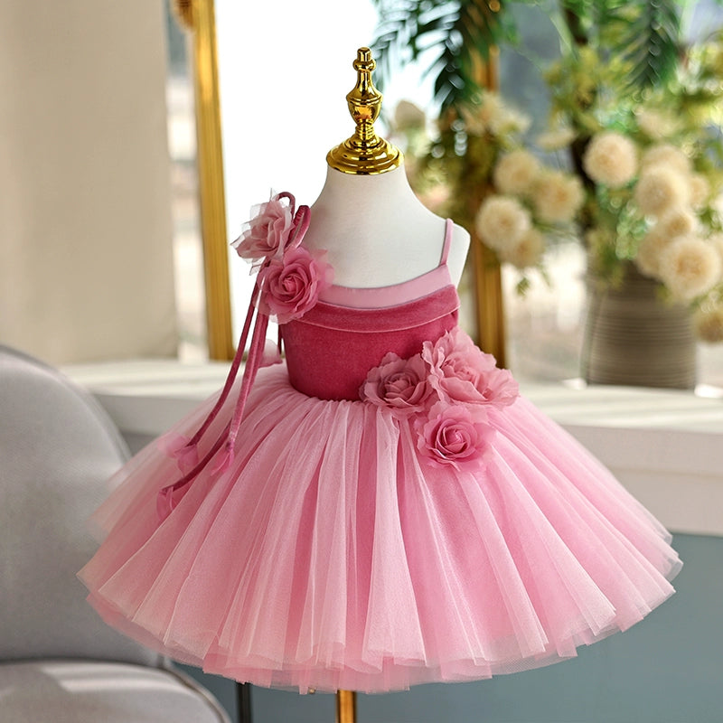 Cute Girl Birthday Dress Flower Girl Wedding Puffy Princess Dress Cute Girl Birthday Dress Flower Girl Wedding Puffy Princess Dress