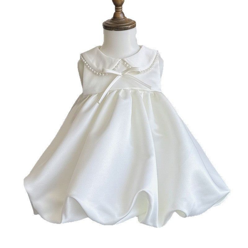 Girls Communion Dress Baby Birthday Party Princess Dress