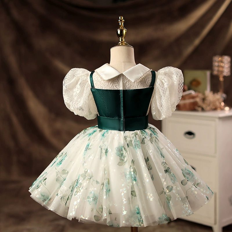 Toddler Christmas Dress Girls Lace Dress Flower Girl Fluffy Princess D – marryshe