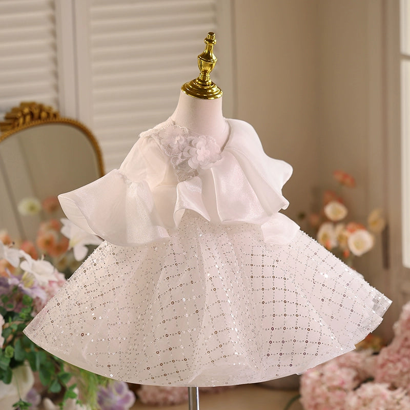 Children's Birthday Puffy Princess Dress Flower Girl Wedding Dress