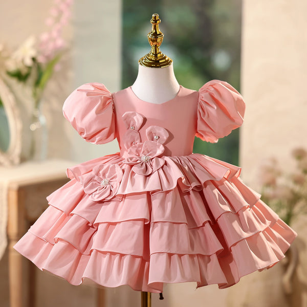 Girls' Birthday Dress Flower Girl Princess Dress Girls' Communion Dress