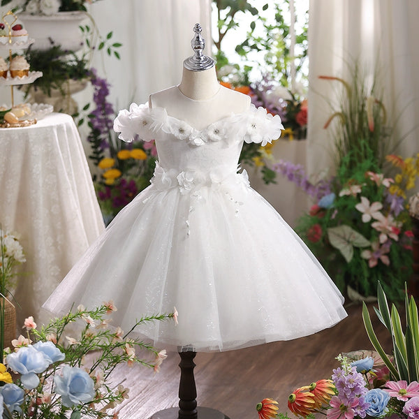 Flower Girl Wedding Dress Girl Birthday Princess Dress Girl Communion Dress